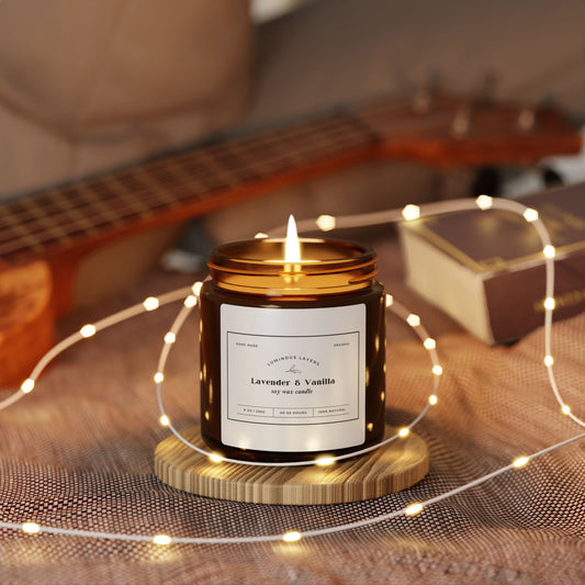 Jar Candle - Amber Multi-Size Scented Soy Candles